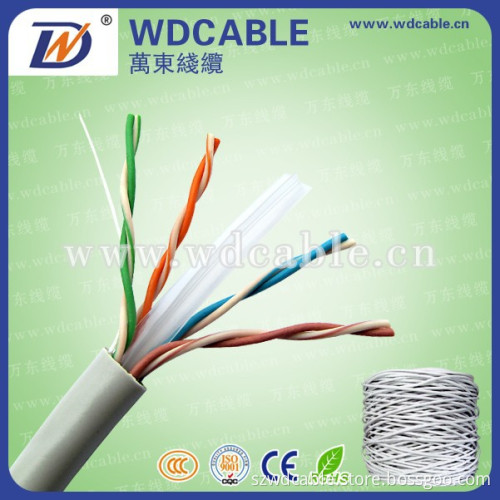 CCC/CCA/CCS cat6 utp 4pr 23awg cable
